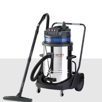 Aspirator pentru praf si lichide model SW 53|S cu cuva din inox si  cu 3 motoare  3300 W  Columbus